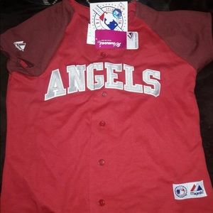 NWTLos Angeles Angels MLB baseball Anaheim Jersey